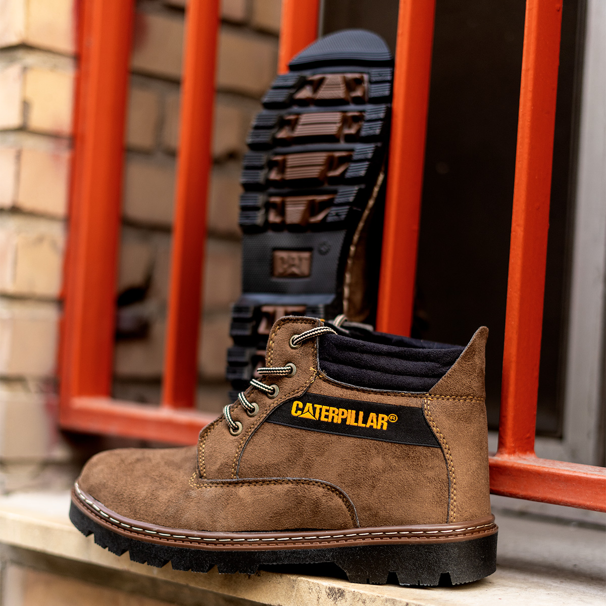 نیم بوت مردانه قهوه ای مدل amax